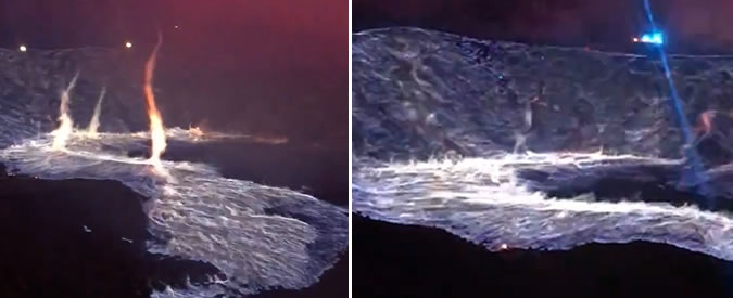 Copertina di Cosa succede quando va a fuoco una montagna di zolfo? Un inferno. Vedere per credere