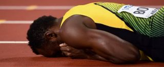 Copertina di Usain Bolt, finale di carriera da incubo: si infortuna e crolla in pista