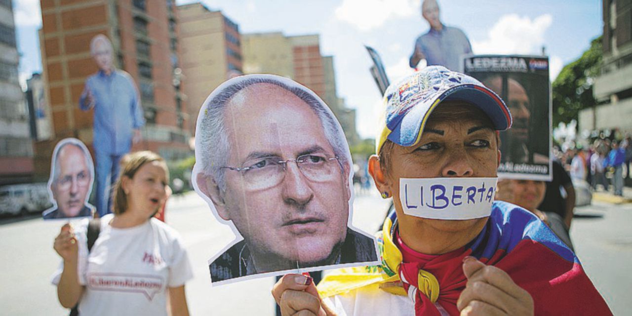 Tolti di mezzo - Manifestazioni in favore di Ledezma e Lopez - Reuters Venezuela, i soliti sospetti finiscono ancora in carcere