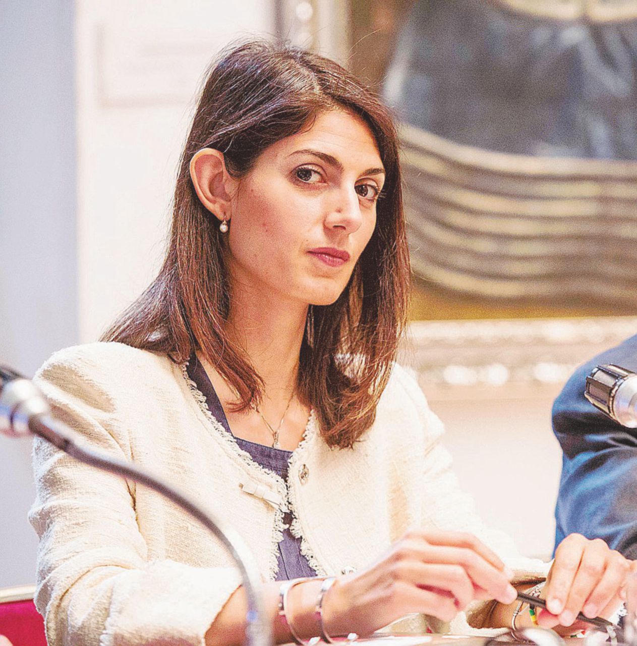 In Campidoglio - Il sindaco di Roma, Virginia Raggi - LaPresse Caos stipendi&mutui Raggi denuncia l’ente previdenziale