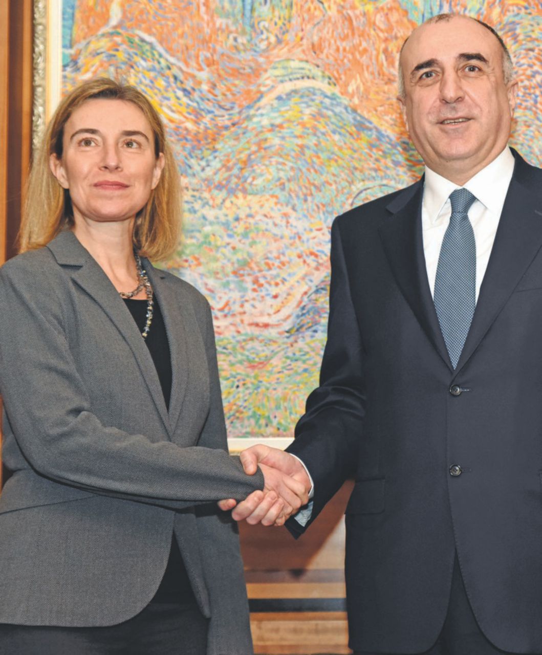 Azerbaijan - Mogherini col ministro degli esteri Mammadyarov - LaPresse Viaggi Ue, Juncker volo da 27 mila euro per vedere Renzi