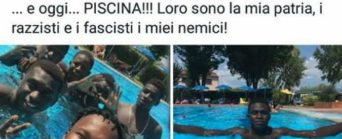Razzismo, insulti al prete che ha portato in piscina i migranti. Salvini: “Anti-italiano”. Pd: “Vergognoso attaccarlo”