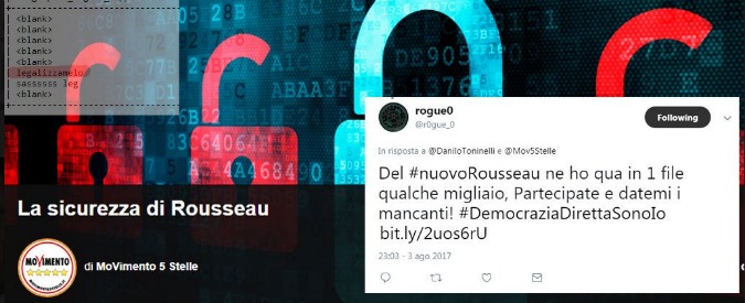 Rousseau, l’associazione: “Attacco hacker è un crimine contro M5s con fini politici”