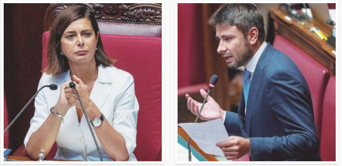 Alla Camera show di Di Battista sui vitalizi. Boldrini s’infuria e lo manda via dall’aula Alla Camera show di Di Battista sui vitalizi. Boldrini s’infuria e lo manda via dall’aula