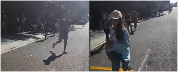 Copertina di Il furgone sulla Rambla: si scatena il panico tra le persone in fuga