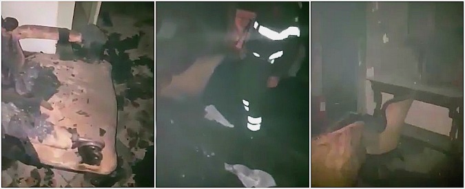 Copertina di Incendio Cosenza, dentro il palazzo Ruggi d’Aragona, tra le opere antiche divorate dalle fiamme