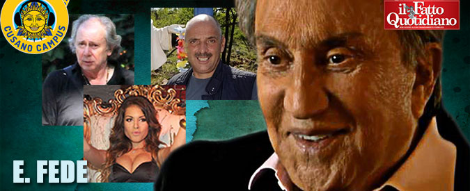 Copertina di Emilio Fede: “Brosio vede la Madonna, Lele Mora vede Padre Pio e io ho visto solo Ruby che m’ha rovinato la vita”