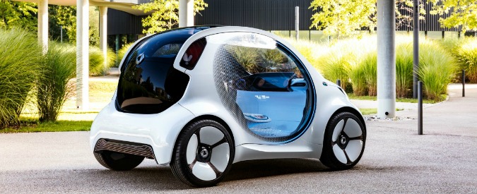 Copertina di Smart Vision EQ, la Fortwo senza comandi che si guida da sola. Siamo pronti per il futuro? – FOTO