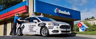 Copertina di Ford, negli Usa la pizza te la porta a domicilio l’auto-robot – FOTO e VIDEO