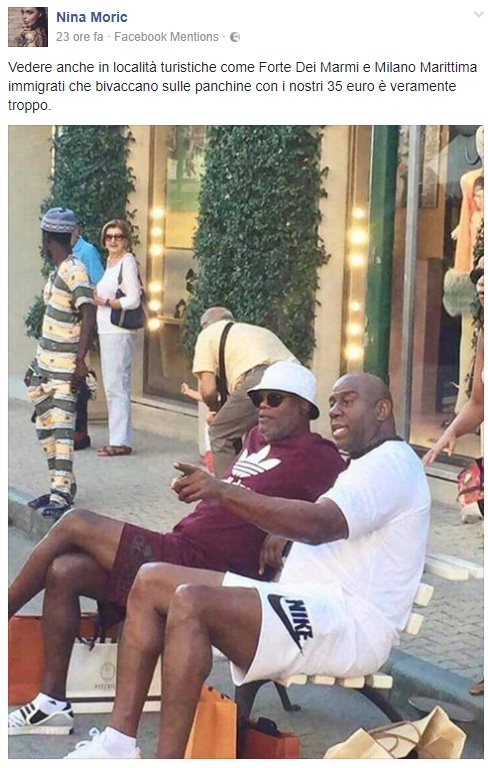 Samuel L. Jackson e Magic Johnson - Nina Moric “trolla” tutti (e ci cascano anche i politici)