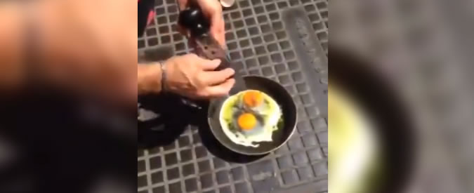 Copertina di Orte, quando l’emergenza caldo diventa una risorsa. L’uovo al tegamino? Guarda come te lo cucino…