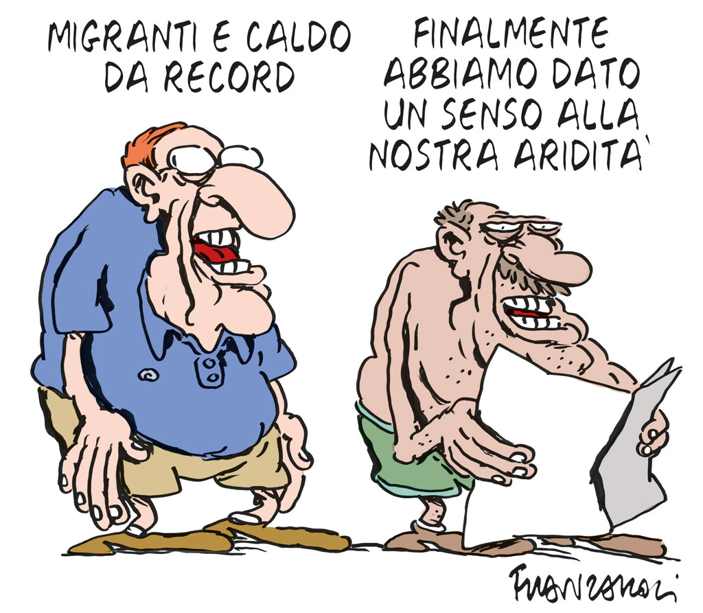 Copertina di La vignetta di Franzaroli