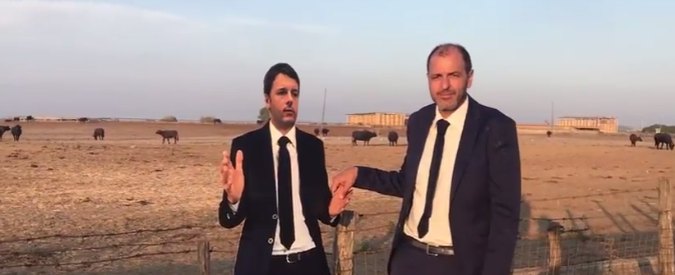 Copertina di ‘Renzi a spasso sulla Domitiana’, un esperimento per i delusi del Pd