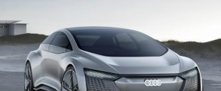 Copertina di Audi Aicon, la lounge futuristica che si guida da sola – FOTO