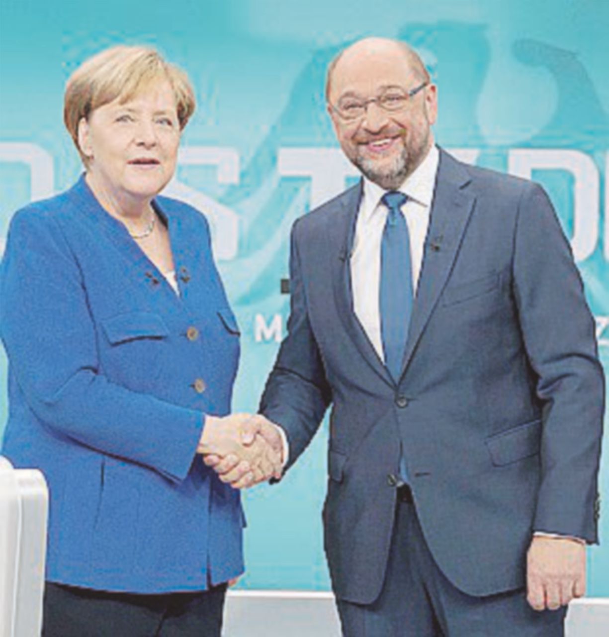Gli sfidanti - Angela Merkel e Martin Schulz - Ansa Schulz fallisce l’assalto tv a Merkel e invoca la rottura con la Turchia