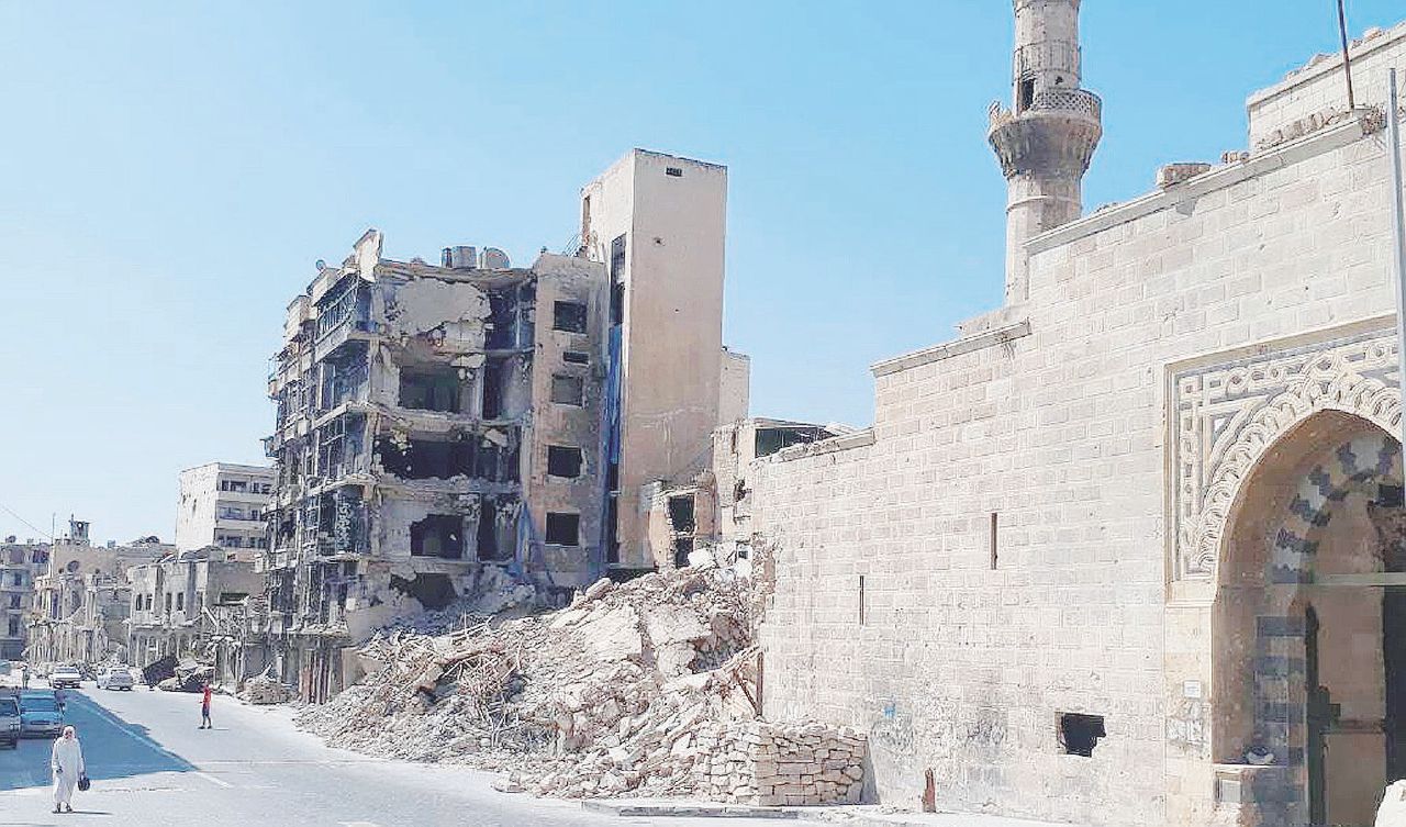 Quel che resta della bellezza - La zona centrale di Aleppo distrutta da 5 anni di conflitto Assad e i fantasmi di Aleppo, tristi trofei della vittoria