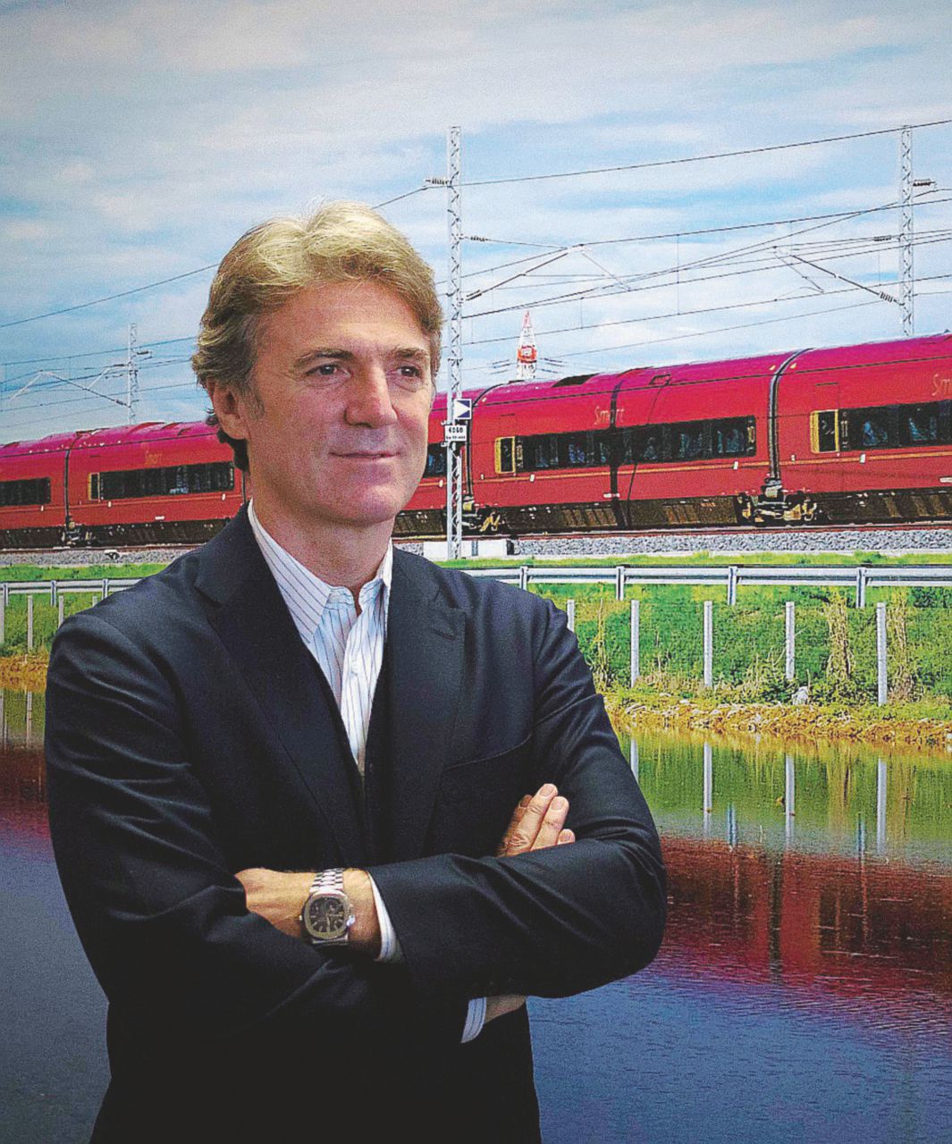 Rieccolo - Il manager Flavio Cattaneo - LaPresse Cattaneo, il tesoro Telecom per portare in Borsa i treni di Ntv