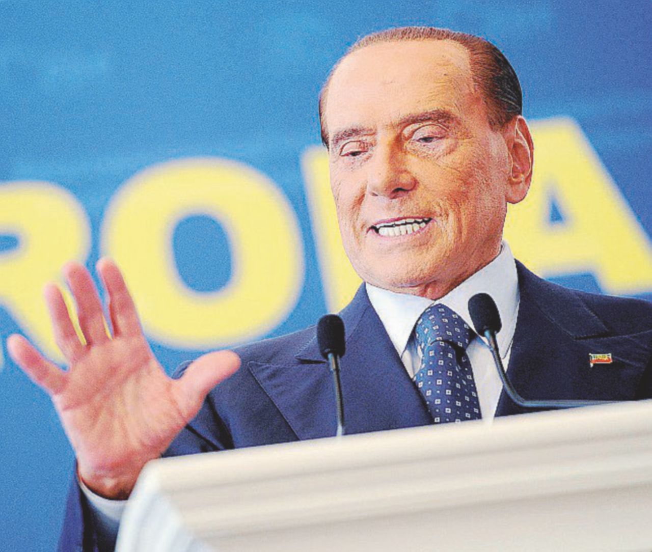 A volte ritornano - Silvio Berlusconi durante la Convention di Fiuggi - LaPresse Rosatellum 2.0: da Arcore sì condizionato al Pd
