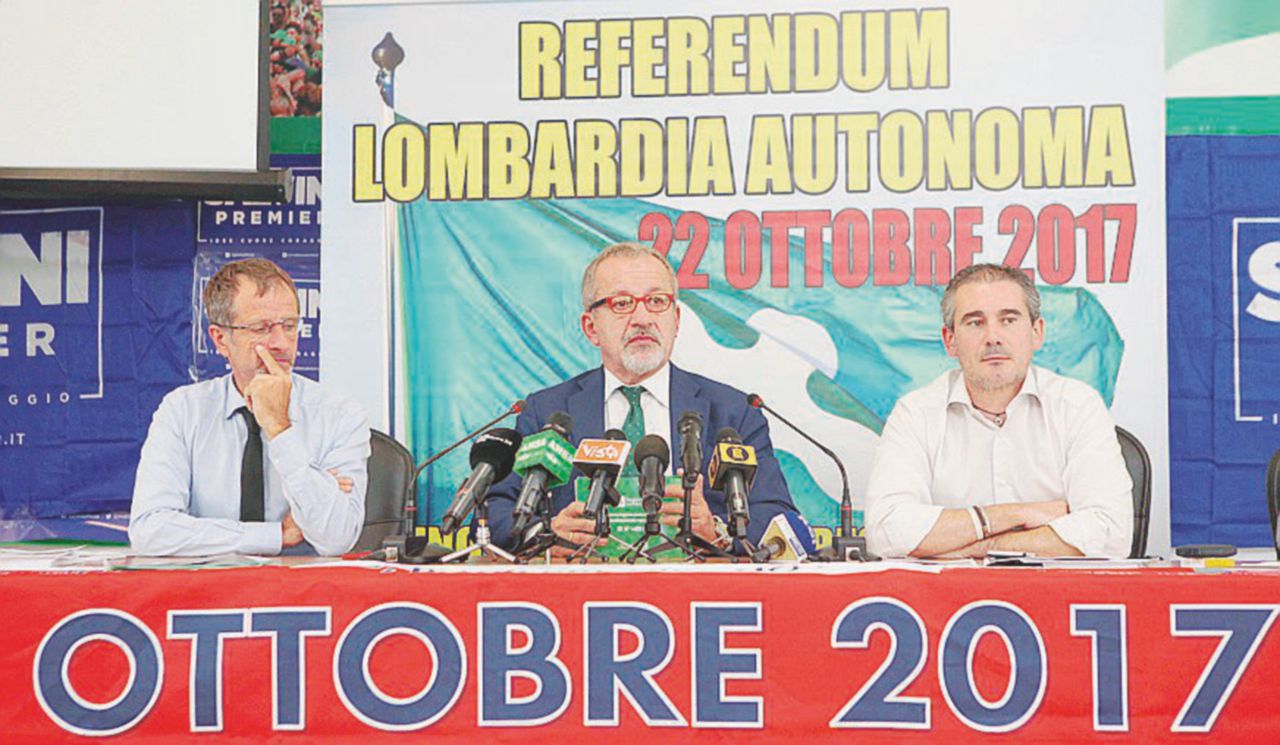 Roberto Maroni e il referendum in Lombardia - LaPresse Autonomia, le urne “tarocche” di casa nostra