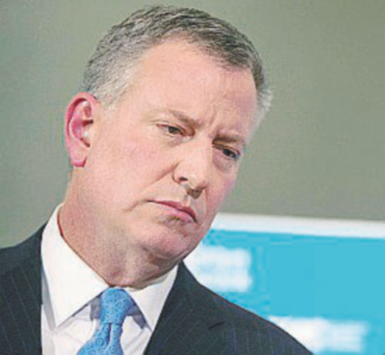 Arrabbiato - Il sindaco Bill de Blasio - Ansa Altro che missili, New York dichiara guerra alla Nord Corea: multe non pagate