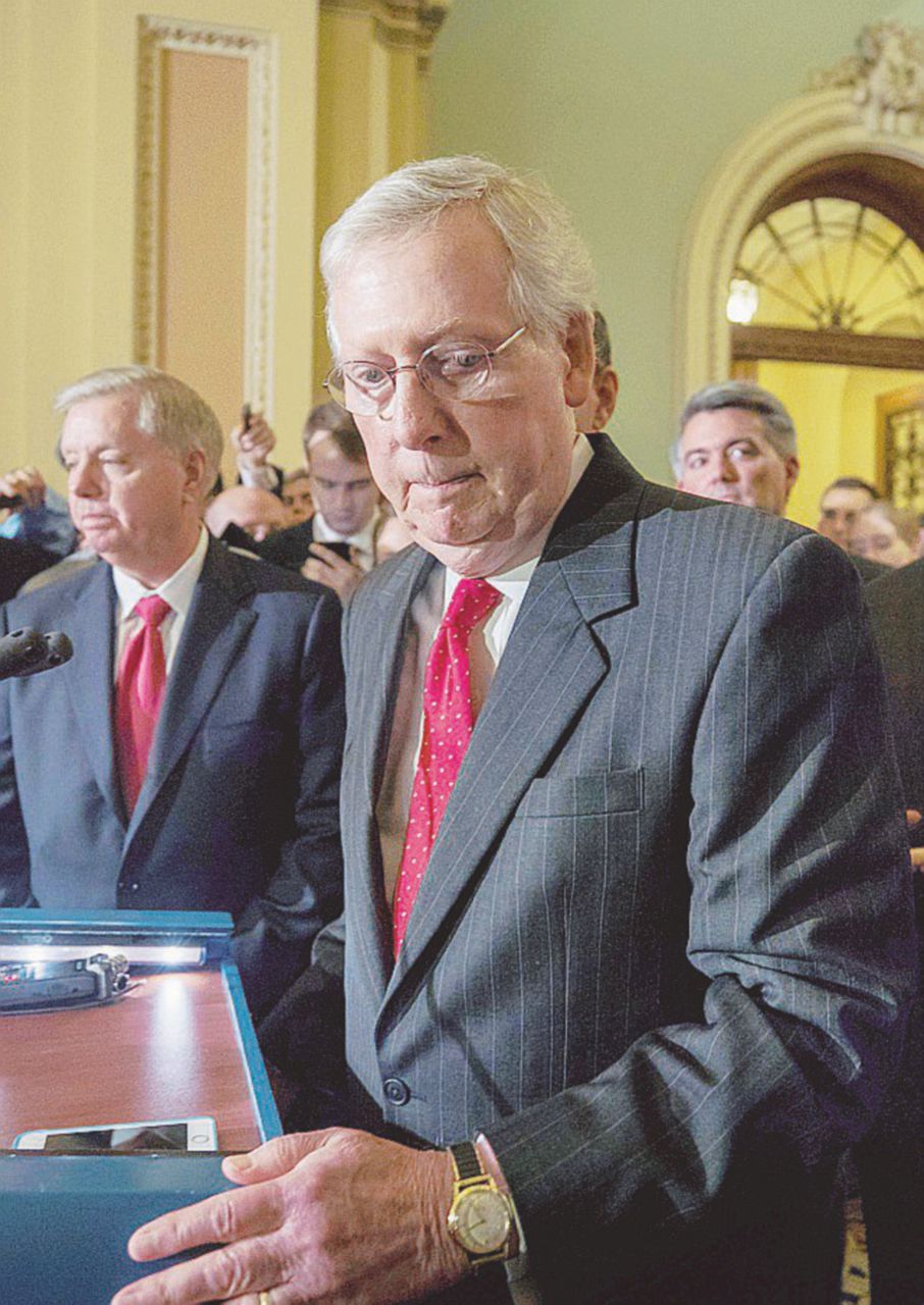 Maggioranza - Il leader Mitch McConnell - Ansa Il “fuoco amico” impallina Trump