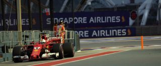 Copertina di F1, Gran Premio di Singapore: Sebastian Vettel in pole position, quarto Raikkonen. Hamilton e Bottas solo in terza fila