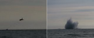 Copertina di Terracina, caccia militare cade in mare durante un’esibizione: morto il pilota