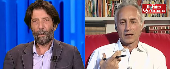 Copertina di Pd, Travaglio: “Renzi candidato premier? Non mollerà fino all’ultimo”. Cacciari: “Se non sarà lui, dovrà trovarsi un lavoro”