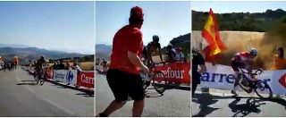 Copertina di Vuelta di Spagna, spettatore aggredisce e spinge fuori strada il ciclista russo Belkov