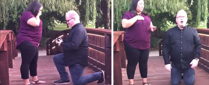 Copertina di Che romantico disastro, la proposta di matrimonio è un flop totale: vedere per credere