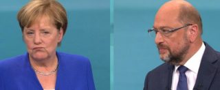 Elezioni Germania, Merkel: “Sul governo troveremo una soluzione”. Schulz: “Spd all’opposizione”
