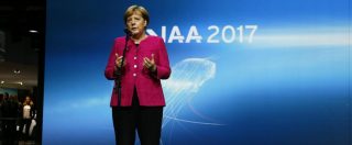 Copertina di Salone di Francoforte, Angela Merkel: “L’auto deve riguadagnare credibilità”