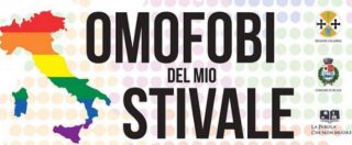 Copertina di Omofobi del mio Stivale, così Ricadi dice: ‘No alla discriminazione’