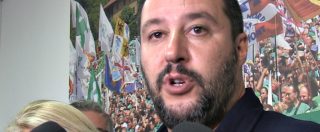 Copertina di Lega, Salvini: “Chiederemo danni a Bossi e Belsito? Valuteranno gli avvocati”. E poi manda un bacio alla telecamera