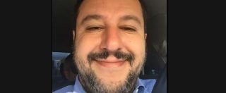 Copertina di Salvini a Renzi: “Vieni nella Lega, ti mandiamo ad attaccare manifesti”. Poi attacca Di Maio: “Amico dei banchieri”