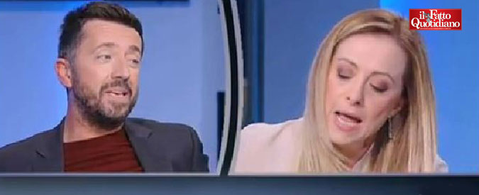 Copertina di Scanzi vs Meloni (FdI): “Senza Berlusconi prendete il 5%, non andate da nessuna parte”. “Io non ci sto”