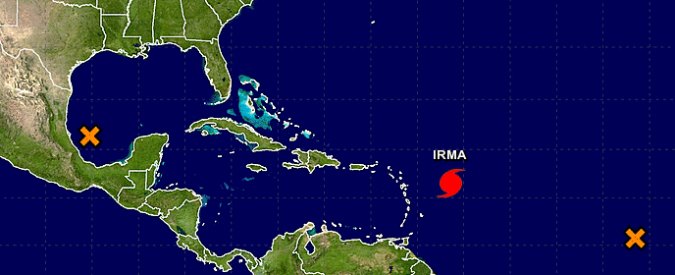 Usa, uragano Irma innalzato a massima pericolosità. Proclamato stato di emergenza in Florida e a Porto Rico