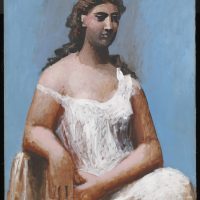 Seated Woman in a Chemise