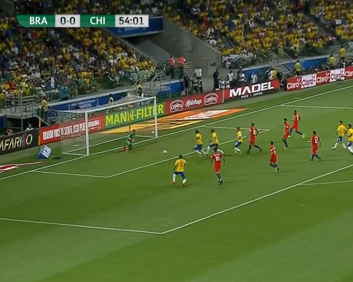 Copertina di Russia 2018, il Brasile umilia il Cile: 3-0 e niente mondiali per la Roja