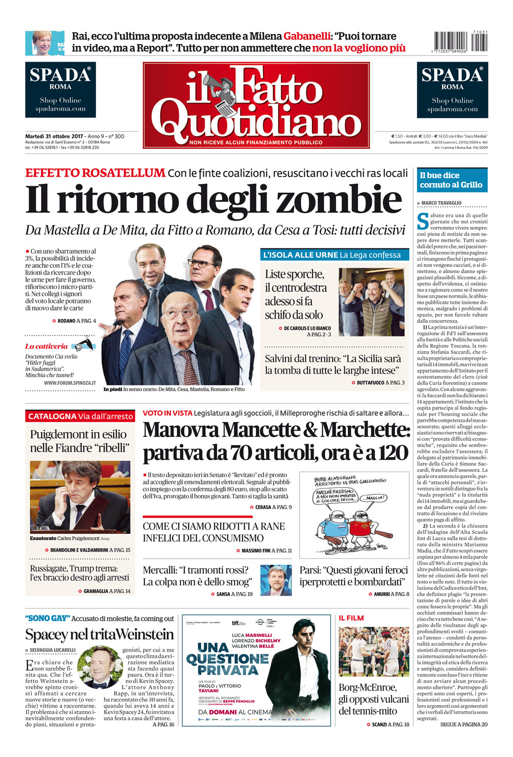 Il ritorno degli zombie