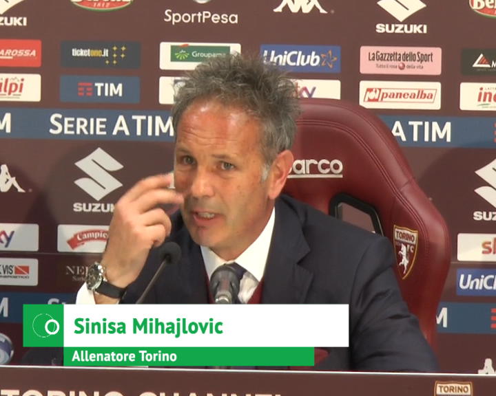 Copertina di Torino, Mihajlovic scatenato in conferenza stampa: “Esonero? Uno che ha fatto due guerre non ha paura”