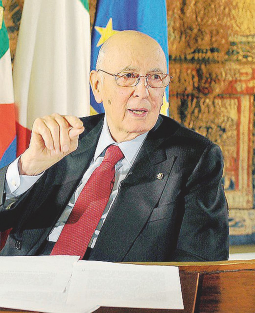 Copertina di Giorgio Napolitano: “Mai un secondo mandato”