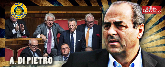 Copertina di Rosatellum, Di Pietro: “Fiducia? È stata comprata. Mattarella ha diritto e dovere di non firmarlo. Non faccia il Napolitano”