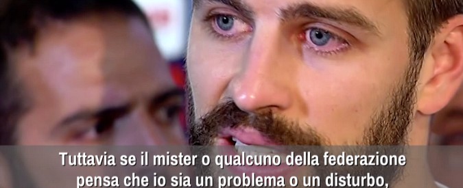 Copertina di Catalogna, Piqué in lacrime: “Orgoglioso di essere Catalano. E pronto a lasciare la Nazionale”