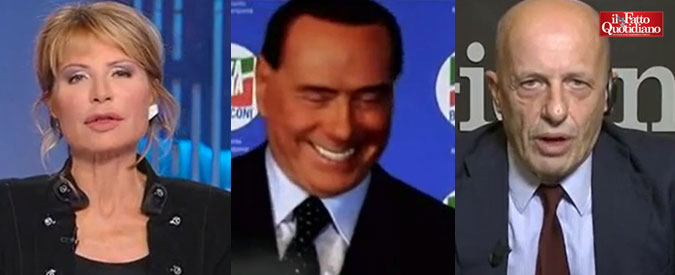 Copertina di Berlusconi, Gruber vs Sallusti: “Battuta su bidet era di assai dubbio gusto”. “Questo è un agguato giornalistico”