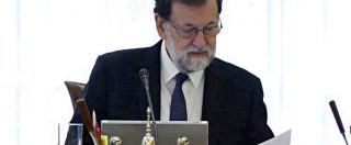 Copertina di Catalogna, Rajoy: “Il commissariamento è necessario. Elezioni entro 6 mesi”. Partito Puigdemont: “Colpo di Stato”