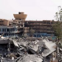 L’ospedale di Raqqa, una delle ultime roccaforti dei jihadisti