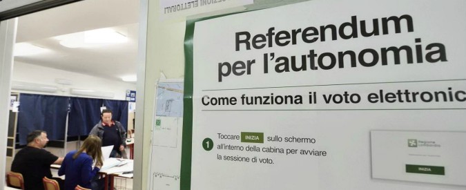Referendum per l’autonomia, il Veneto supera il quorum. In Lombardia “vicini al 40%”. Polemica sul blackout dei dati