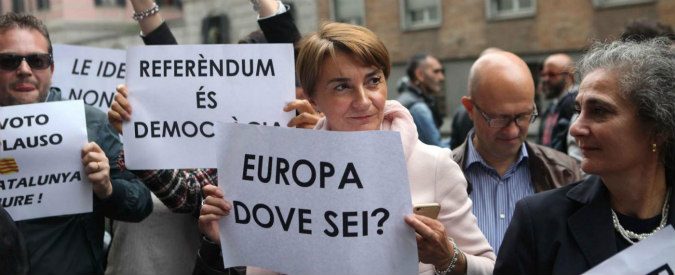 Referendum Catalogna, come l’Europa gestisce due nazionalismi sordi
