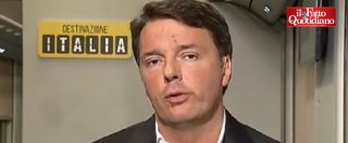 Bankitalia, Renzi: “M5s? Non è credibile, sa fare solo slogan. Noi non abbiamo scheletri nell’armadio”
